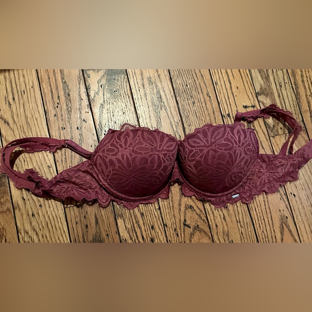 Victoria’s Secret Pink Bra, dark pink with light pink interior